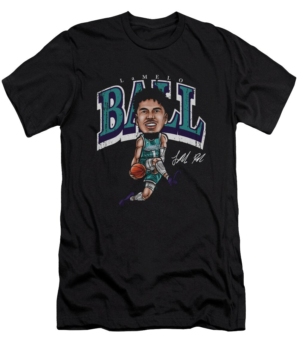 Lamelo Ball Charlotte Cartoon Ihsan Sirin T-Shirt