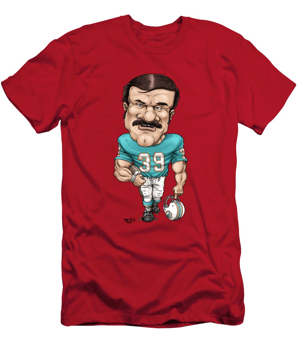 Larry Csonka 1973 Mike Scott T-Shirt