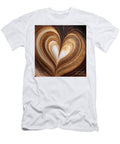 Latte Heart Close Up 01 Elisabeth Lucas T-Shirt