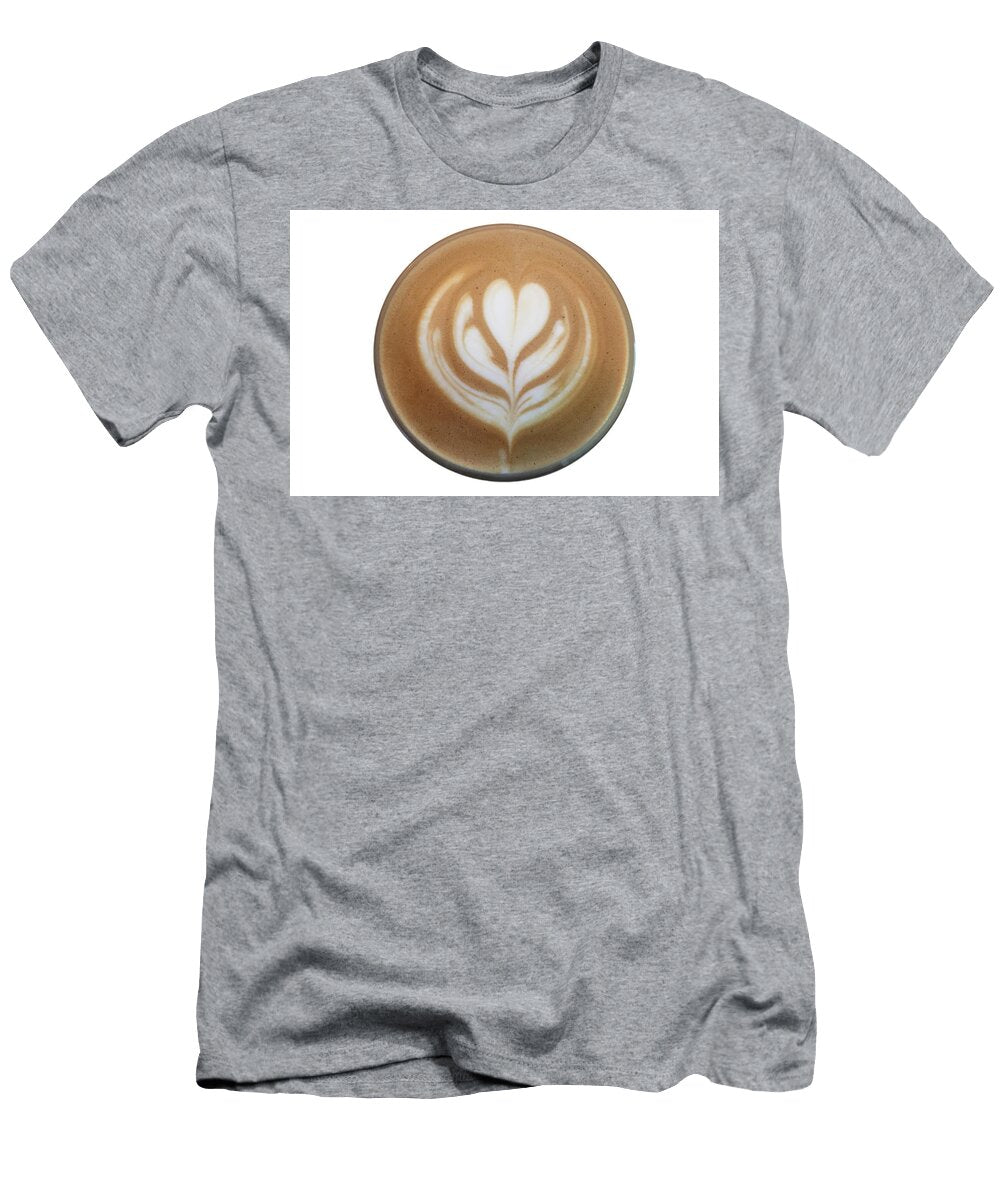 Latte Heart Robert Robles T-Shirt