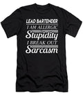 Lead Bartender Sarcasm Job Gift Item Shi Hu Kang T-Shirt