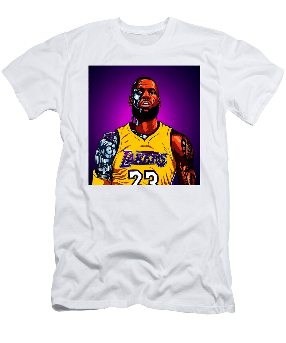Lebron James As a Cyborg Kenvin Tran T-Shirt