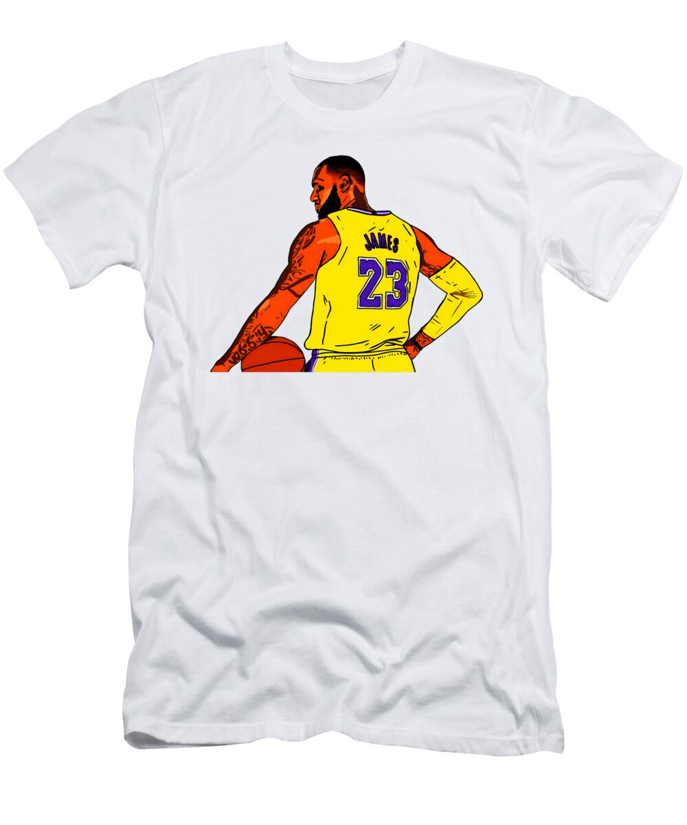Lebron James in Vibrant Style Kenvin Tran T-Shirt