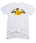Lebron James in Yellow Jersey Kenvin Tran T-Shirt