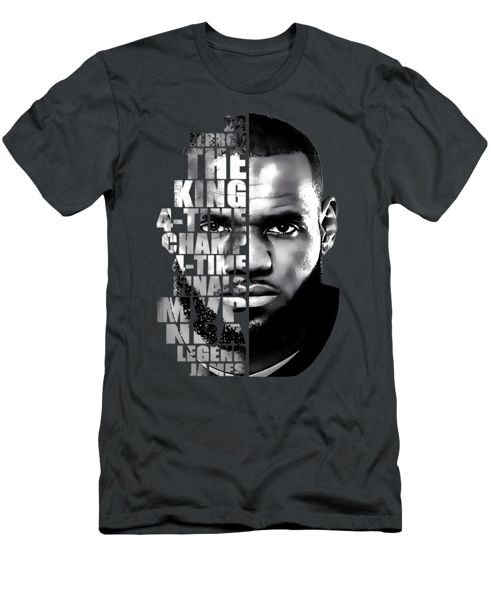 Lebron James King Motif Kenvin Tran T-Shirt