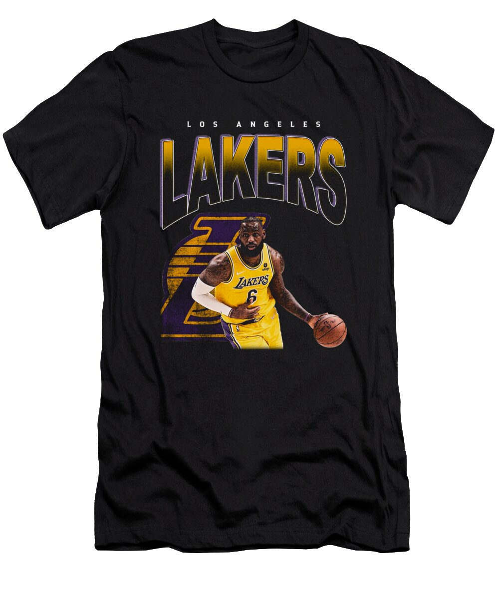 Lebron James Los Angeles L Pose Ozlem Altin T-Shirt