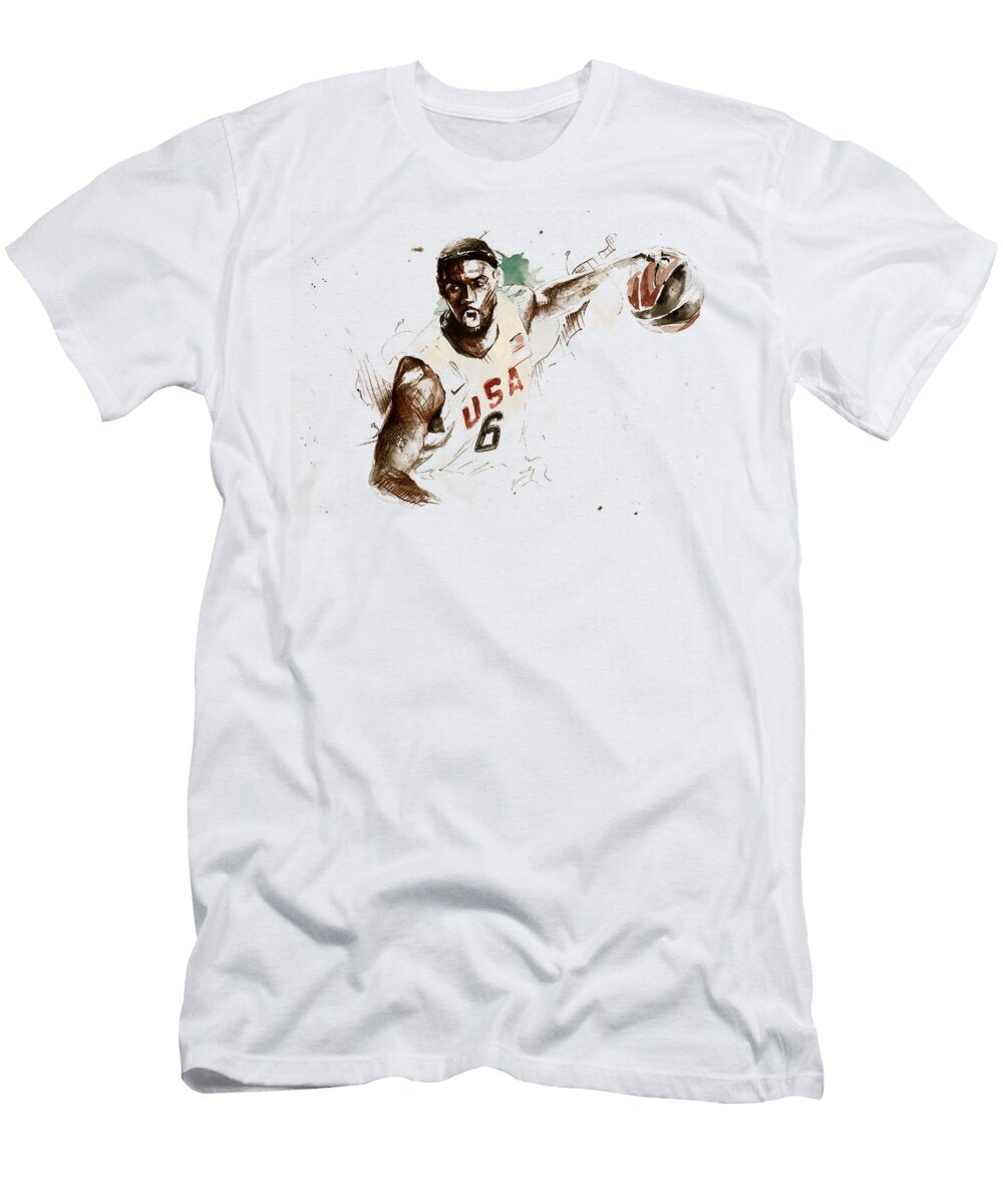 Lebron James Luis Barina T-Shirt