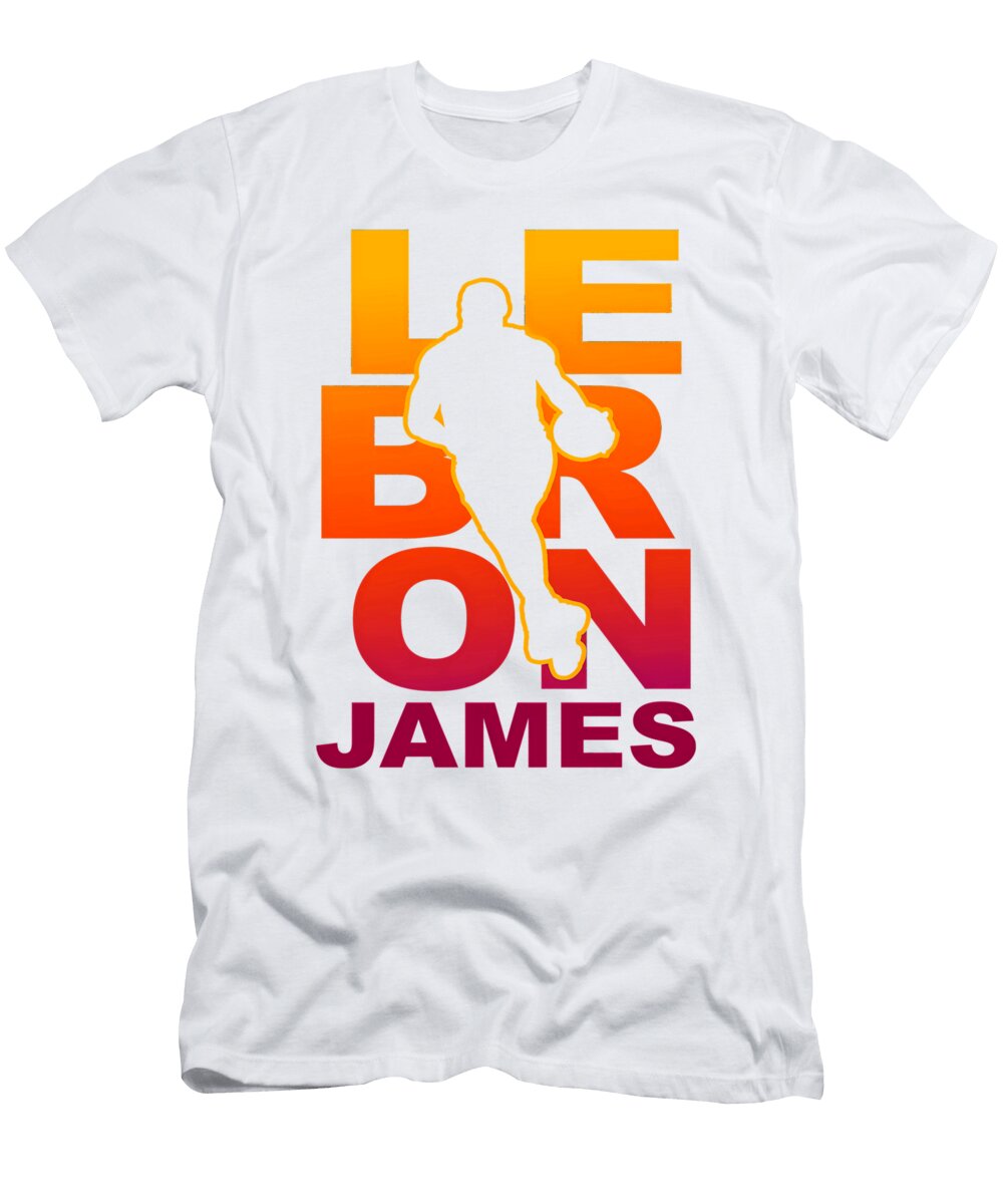 Lebron James Silhouette Kenvin Tran T-Shirt