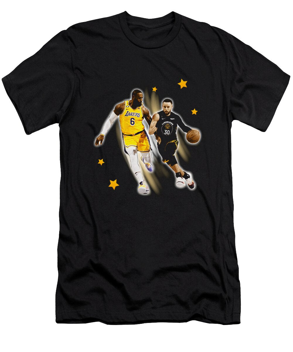 Lebron James Vs Stephen Curry Ozlem Altin T-Shirt