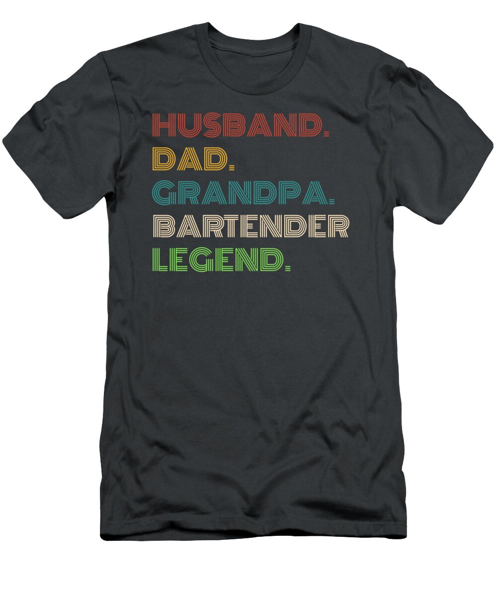 Legendary Mixologist Husband Dad Grandpa Funny for Bartenders Legend Bartender T-Shirt