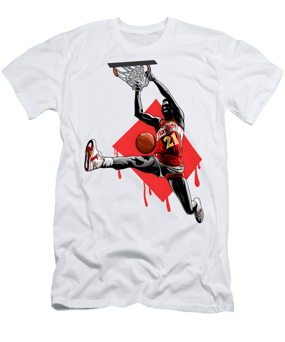 Legends Dominique Wilkins Quang Vu T-Shirt