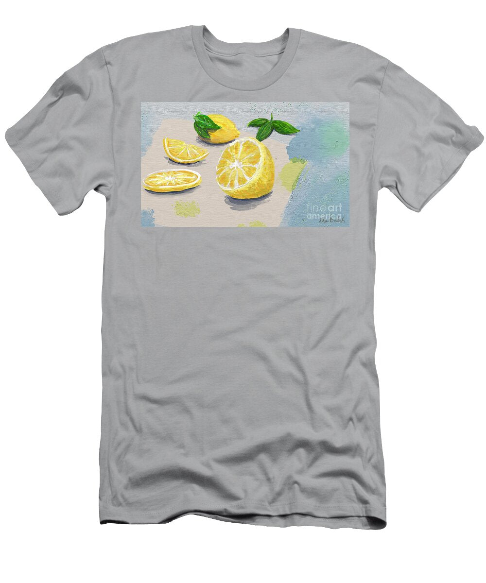 Lemon Slices Painting Idan Badishi T-Shirt