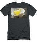 Lemon Wedge with Olive Oil in a Small Bowl on Salt Foodcollection T-Shirt