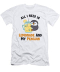 Lemonade and My Penguin Lemon Juice Business Lemonade Stand Graphics Lab T-Shirt