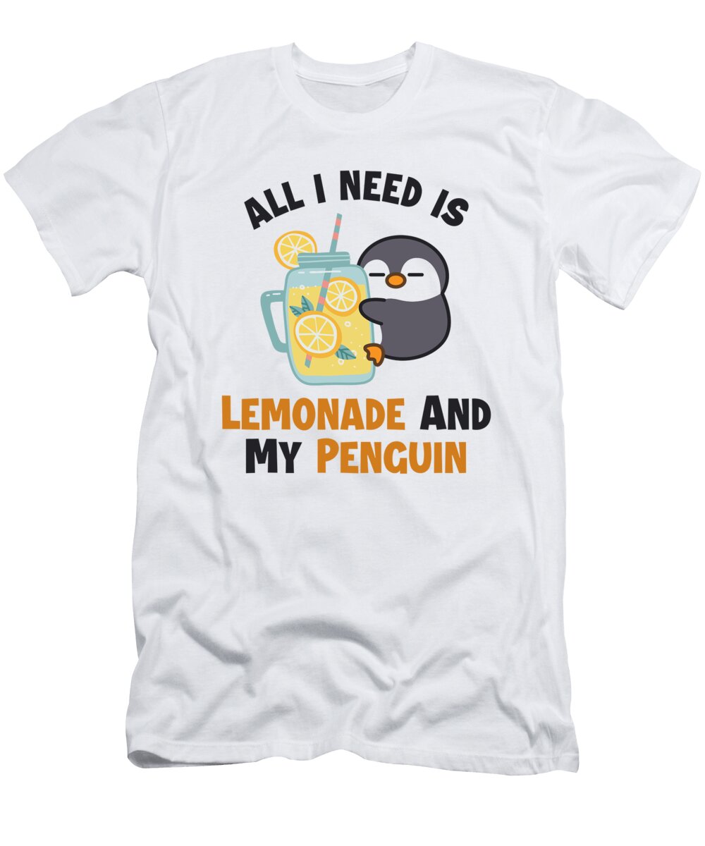 Lemonade and My Penguin Lemon Juice Business Lemonade Stand Graphics Lab T-Shirt