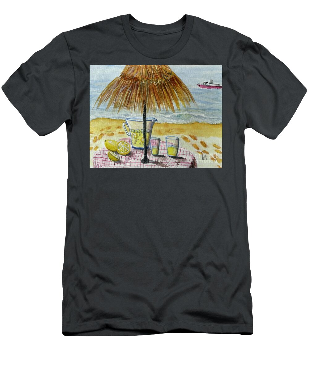 Lemonade At the Beach Monika Shepherdson T-Shirt