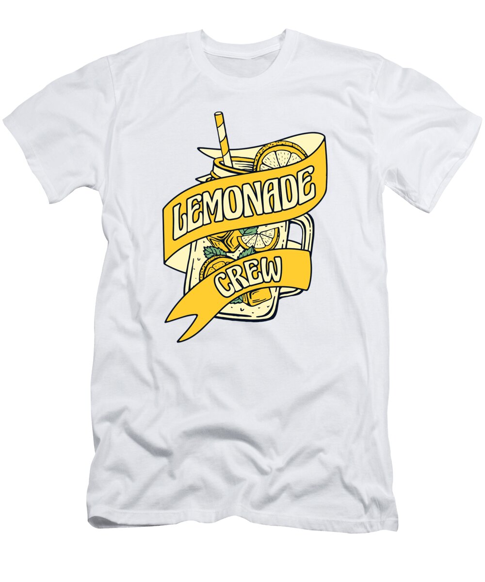 Lemonade Crew Cardboard Lemon Juice Business Lemonade Stand Graphics Lab T-Shirt