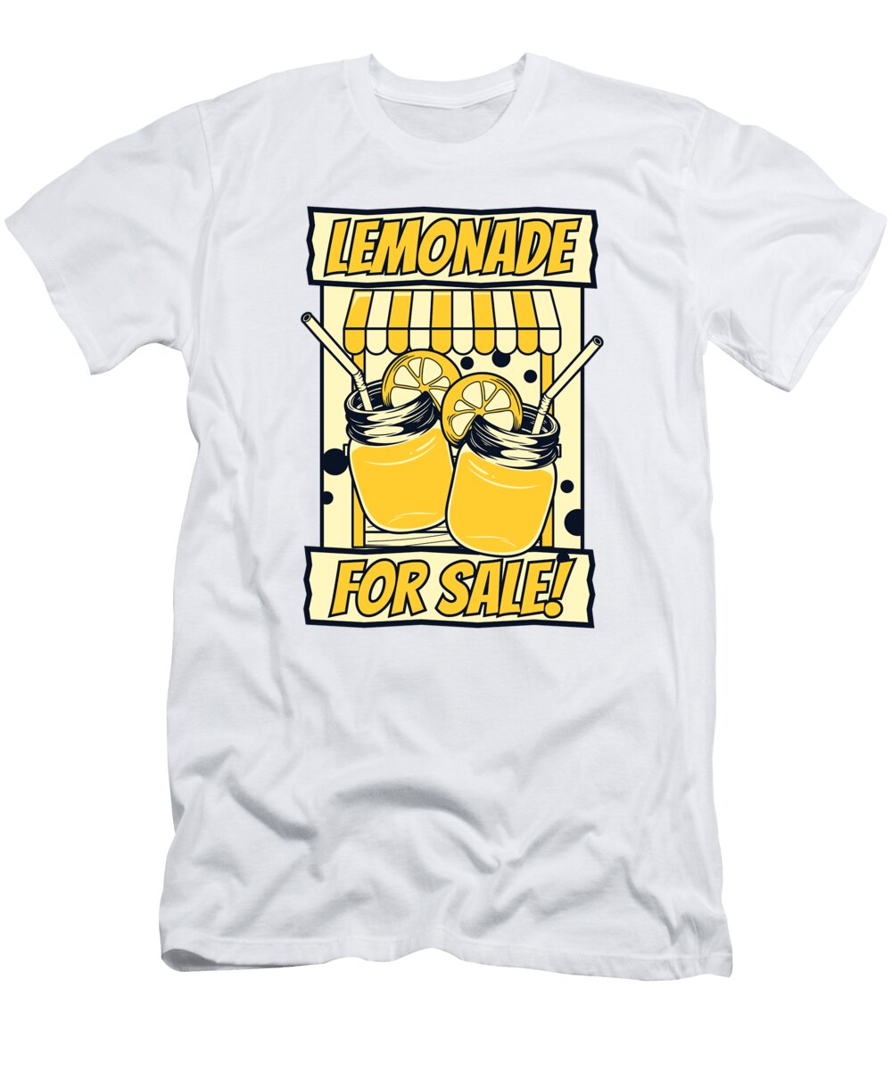 Lemonade for Sale Cardboard Lemon Juice Lemonade Stand Graphics Lab T-Shirt