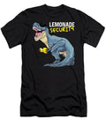 Lemonade Security Dinosaur T Rex Lemon Juice Stand Summer Aril Sahril T-Shirt