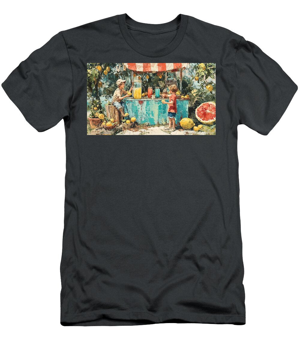 Lemonade Stand Childhood Entrepreneurship Citrus Fruits Lemonade Stand Annabel Gallagher T-Shirt