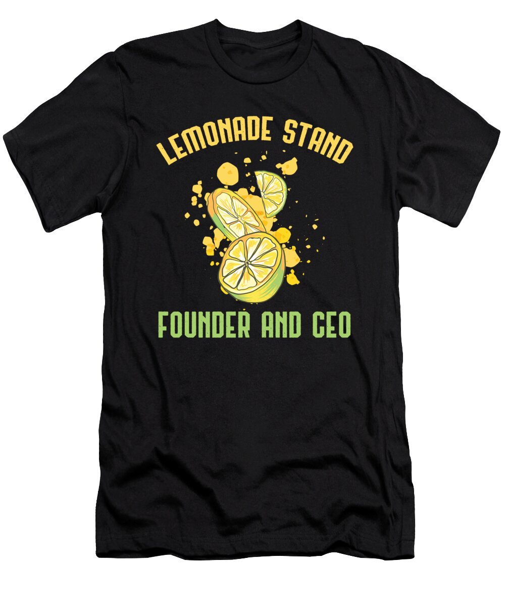 Lemonade Stand Founder and Ceo Summertime Gift Haselshirt T-Shirt