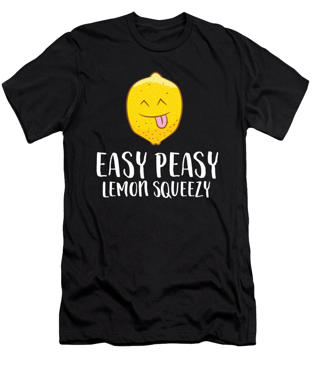 Lemonade Summer Lemons Easy Peasy Lemon Squeezy Eq Designs T-Shirt