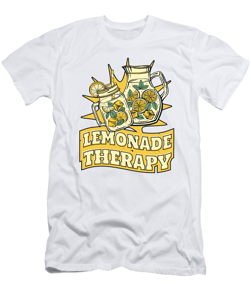 Lemonade Therapy Cardboard Lemon Juice Lemonade Stand Graphics Lab T-Shirt