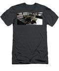 Lemons in Baskets on Oak Table Helen Christake T-Shirt
