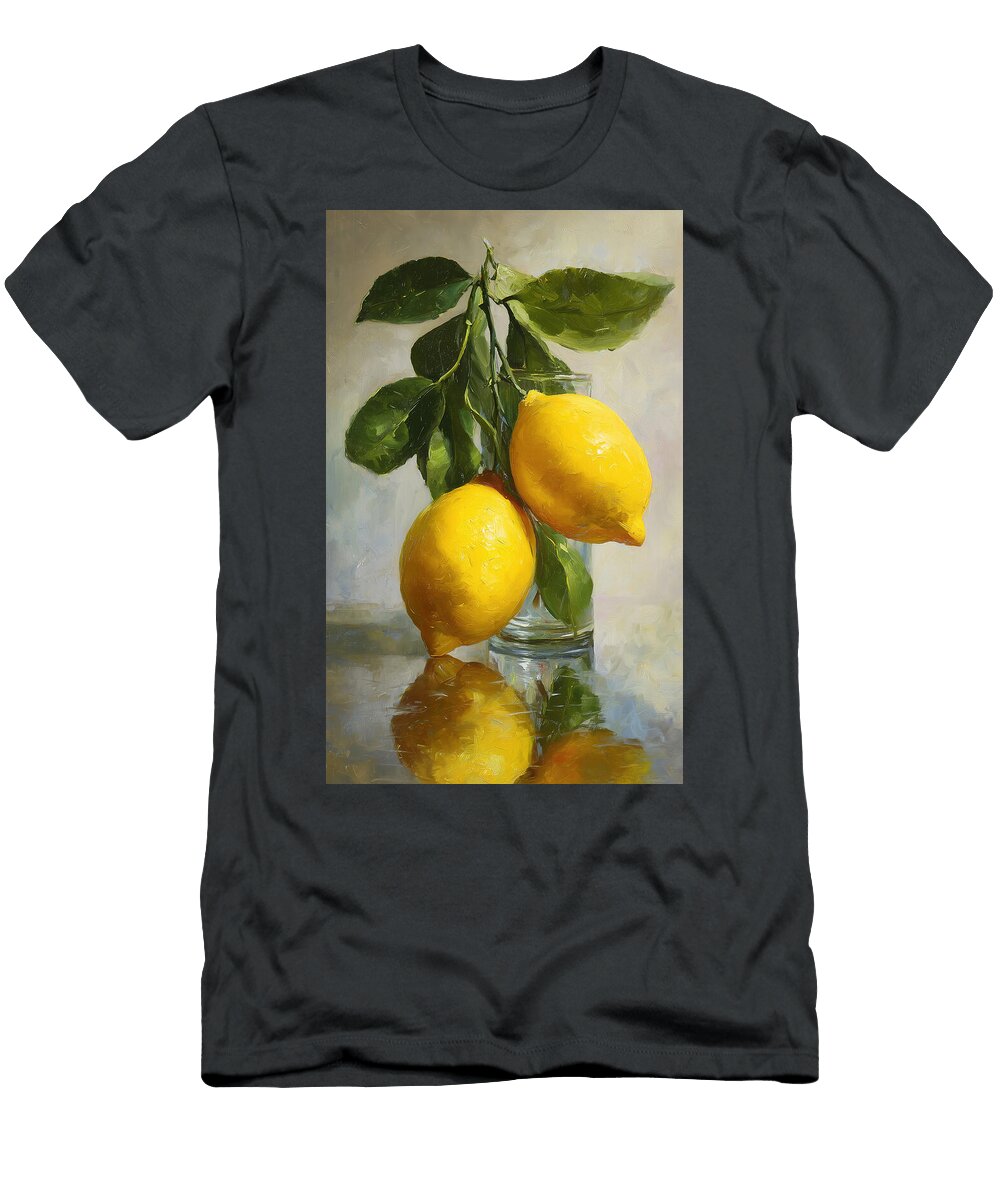 Lemons on a Reflective Surface Athena Mckinzie T-Shirt