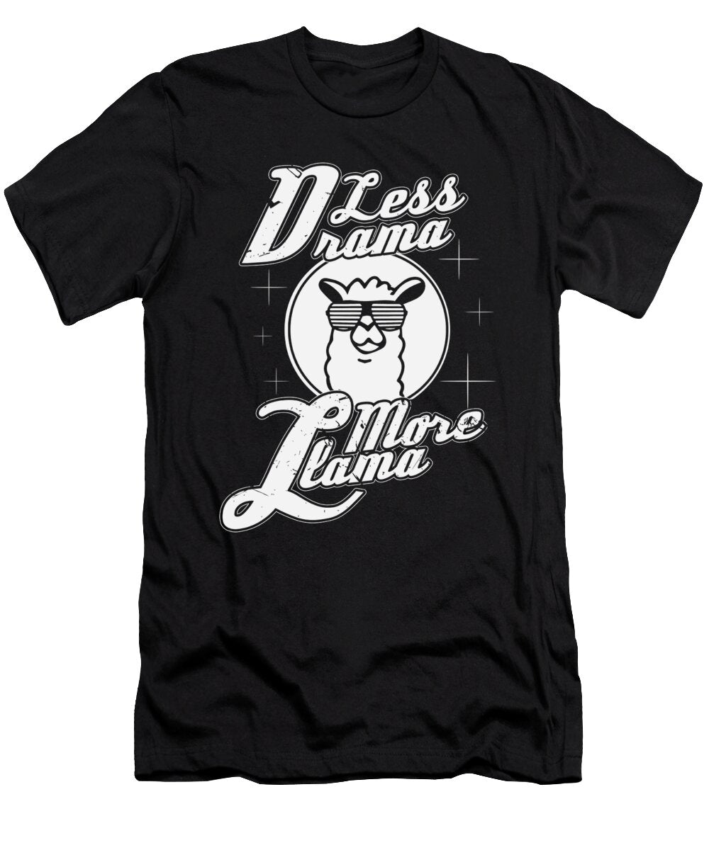 Less Drama More Lama Alessandra Roth T-Shirt