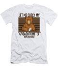 Let My Check My Giveashitometer Funny Bear Sayings Basquiaty Store T-Shirt