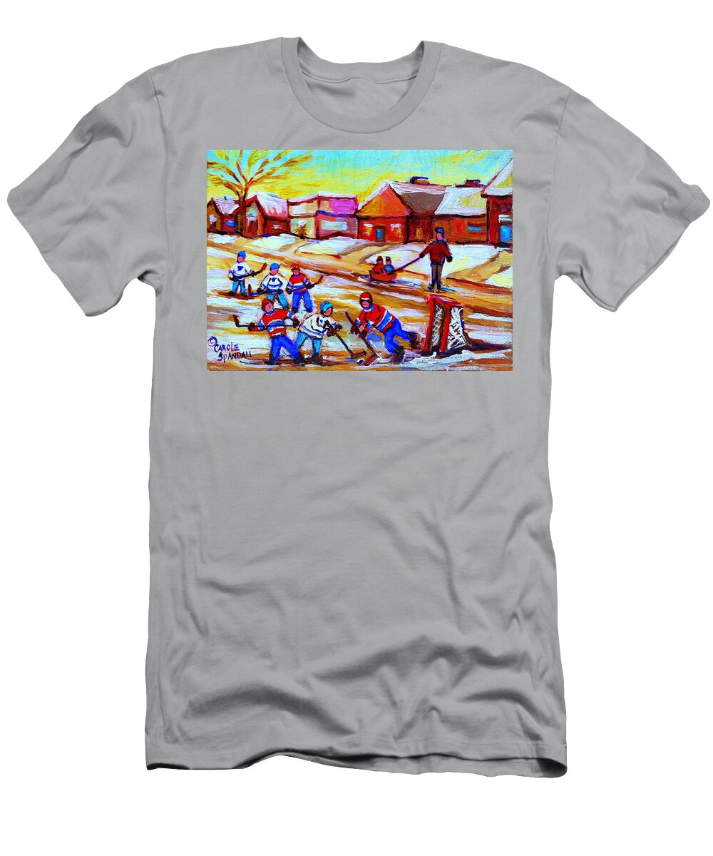 Lets Play Hockey Carole Spandau T-Shirt