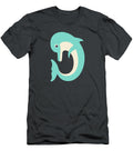 Letter D Animal Alphabet Dolphin Monogram Jen Montgomery T-Shirt