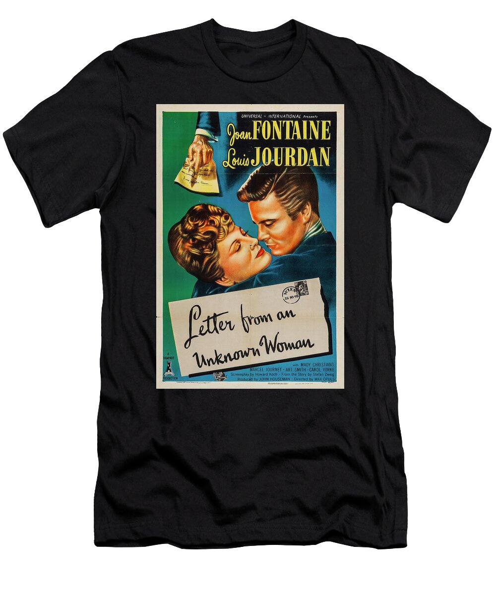 Letter From an Unknown Woman 1948 Original Movie Poster T-Shirt