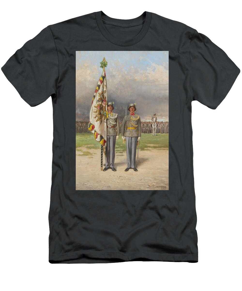 Leutnant Und Fahnentrager Des Gardebataillons Alexander Pock Austrian T-Shirt