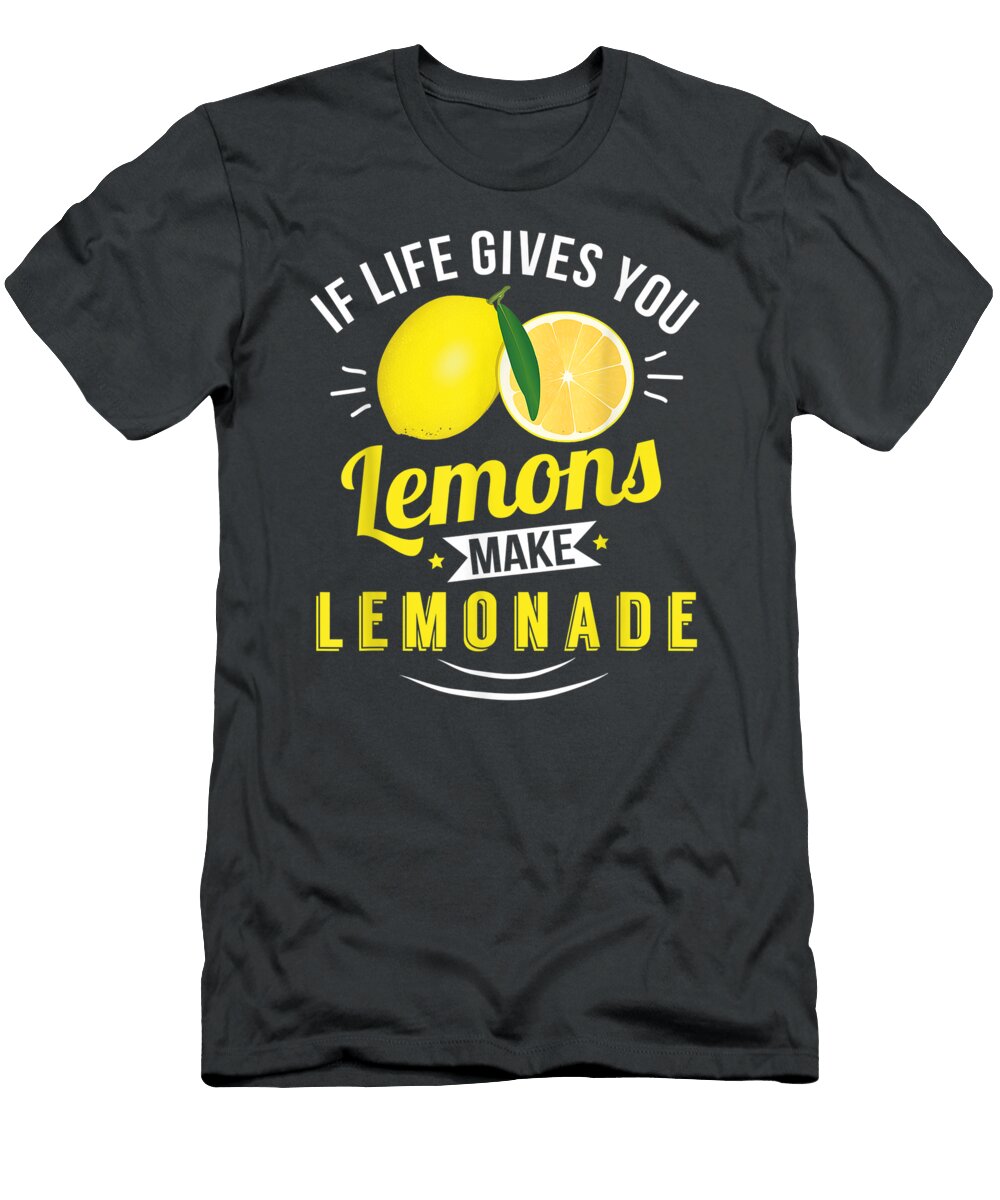 Life Gives You Lemons Make Lemonade Moray Bianca T-Shirt