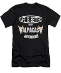 Life Is Better with Alpacas Around Lark Designs T-Shirt
