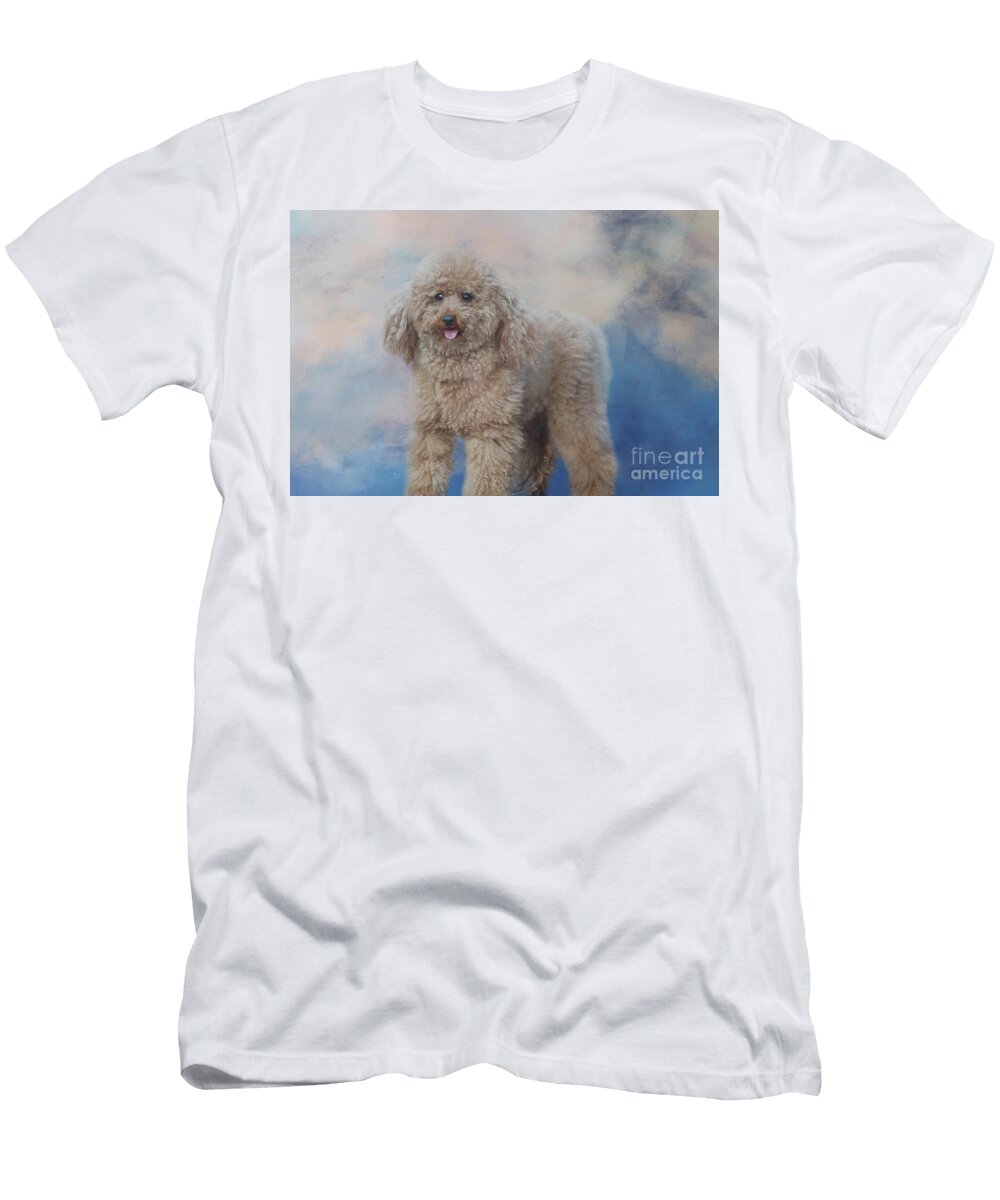 Light Brown Poodle Five Elisabeth Lucas T-Shirt