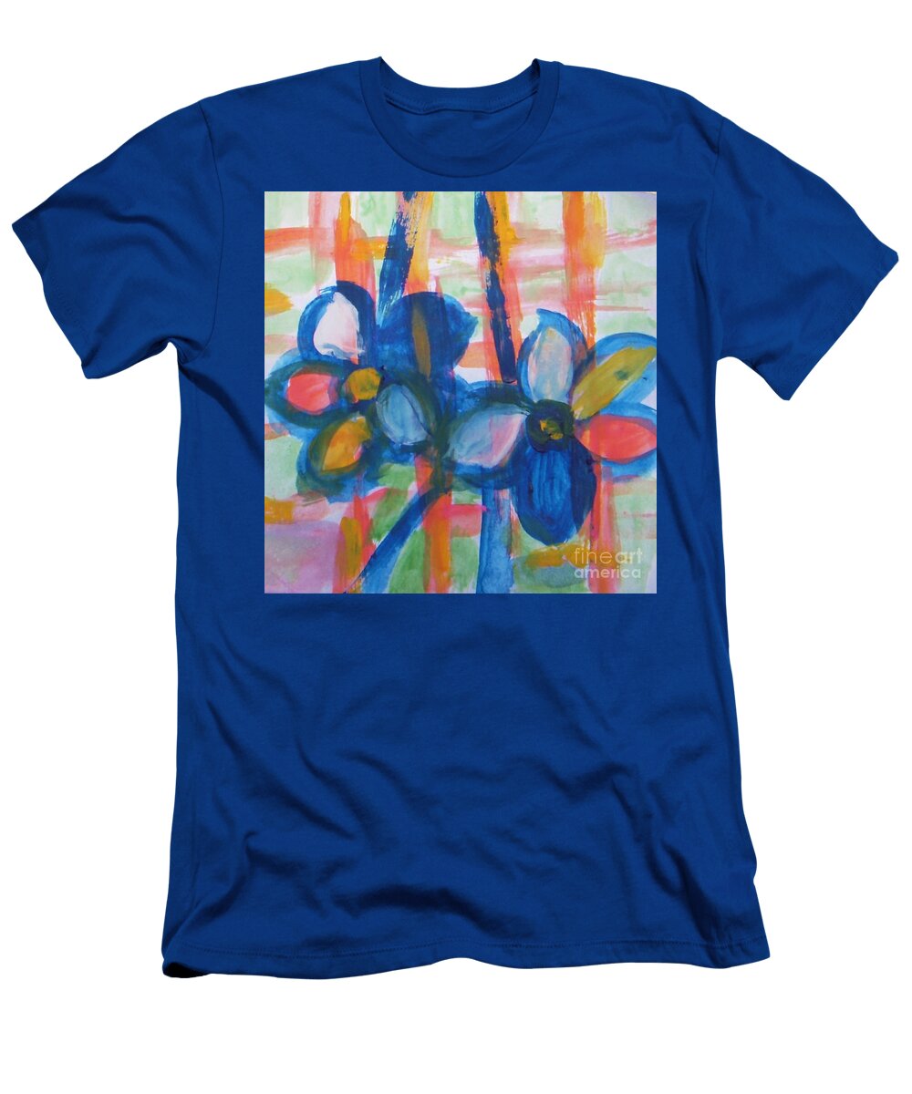 Like Sisters Abstract Floral By Vesna Antic Vesna Antic T-Shirt