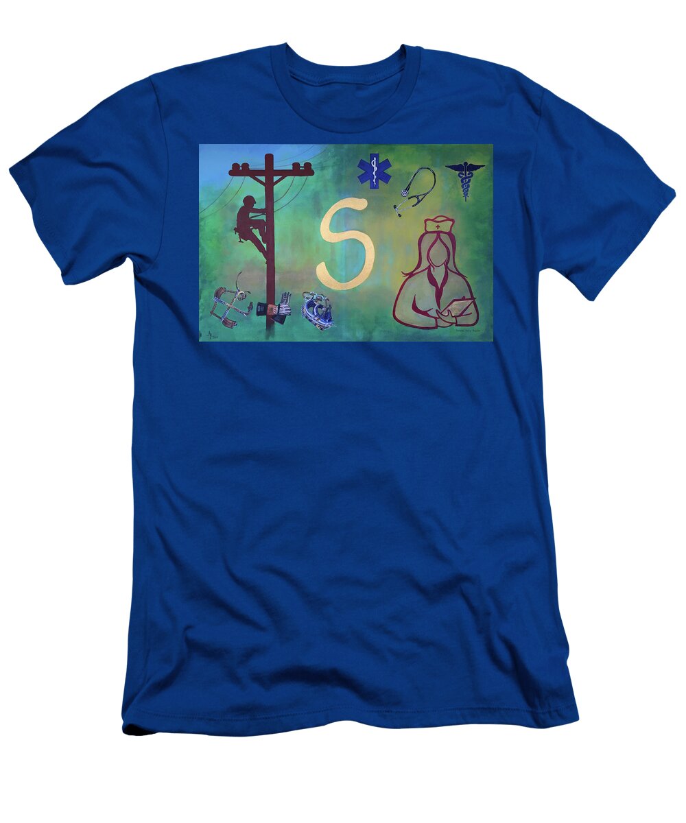 Lineman and Nurse Anna Ruzsan T-Shirt