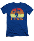 Lineman Funny Electrician Electrical Engineer Silhouette Thecoolswag T-Shirt