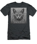 Linguine Cat Intricate Cat in Monochrome Douglas Moorezart T-Shirt