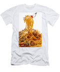 Linguini Pasta on Fork Donald Erickson T-Shirt