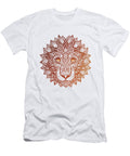 Lion Mandala Ornamental Hand Drawn Lion Mandala Illustration Mounir Khalfouf T-Shirt