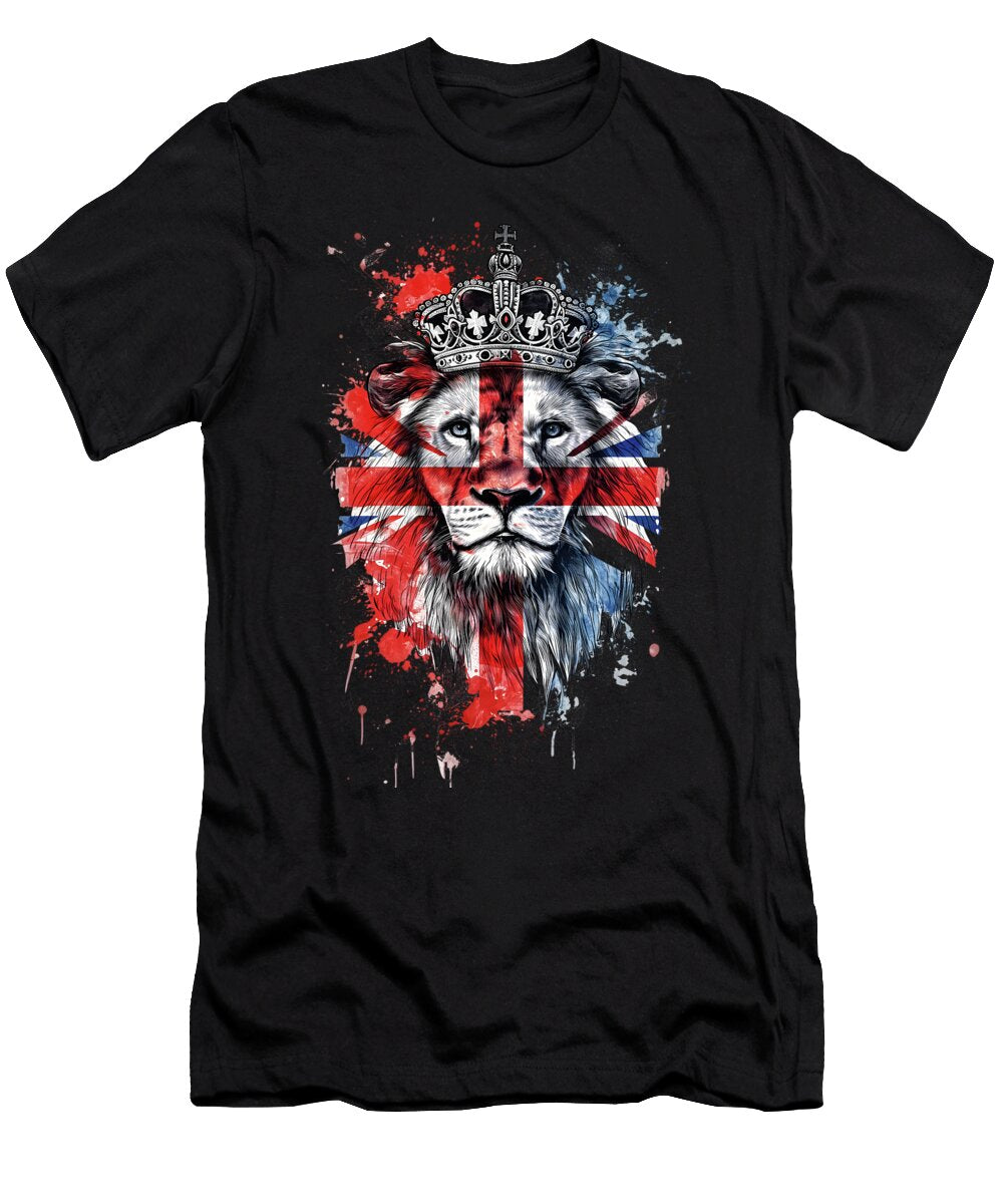 Lion of England White Version Peter Awax T-Shirt