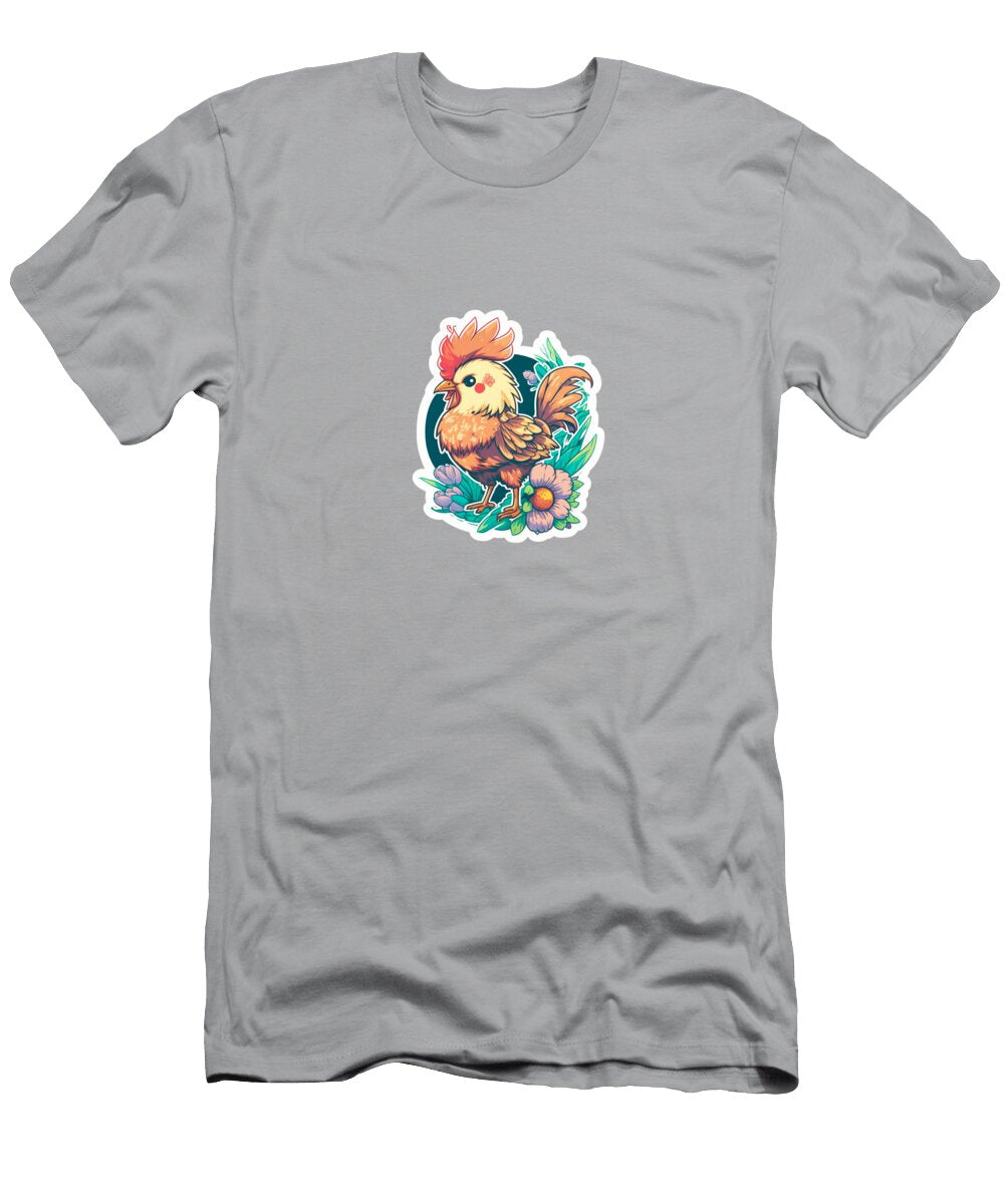 Little Chicken and Flowers Kailooma X Thedol T-Shirt