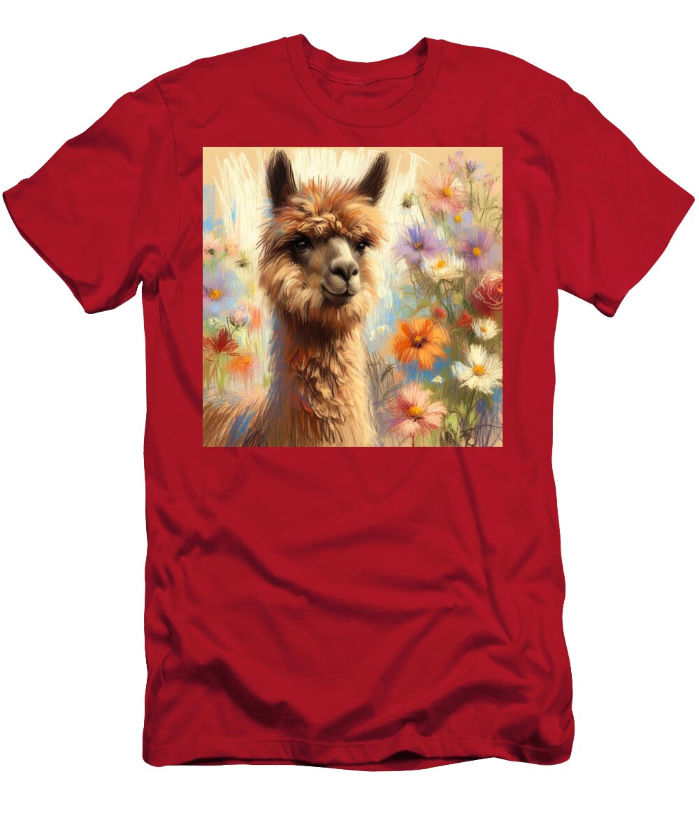 Llama 2 Janice Maclellan T-Shirt