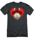 Llama Alpaca Heart Valentine Day Decor Levily Gia T-Shirt