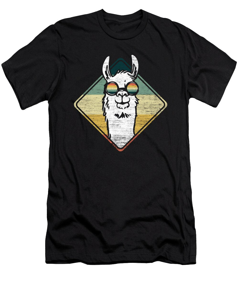 Llama Alpaca Lamaist Animal Llama Crazy Squirrel T-Shirt