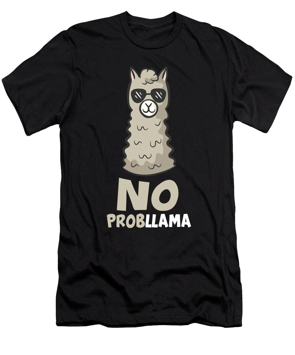 Llama Alpaca No Probllama Eq Designs T-Shirt